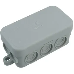 Abzweigkasten 80x43x37mm 10-Dichtmembranen IP55 Elettrocanali EC411C1