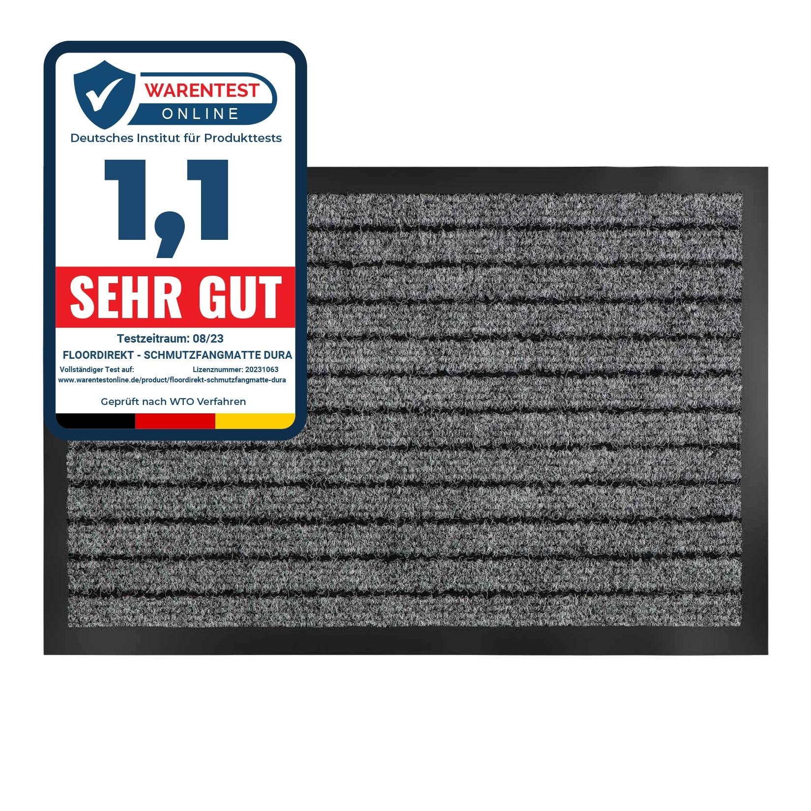 Karat Schmutzfangmatte Dura Grau