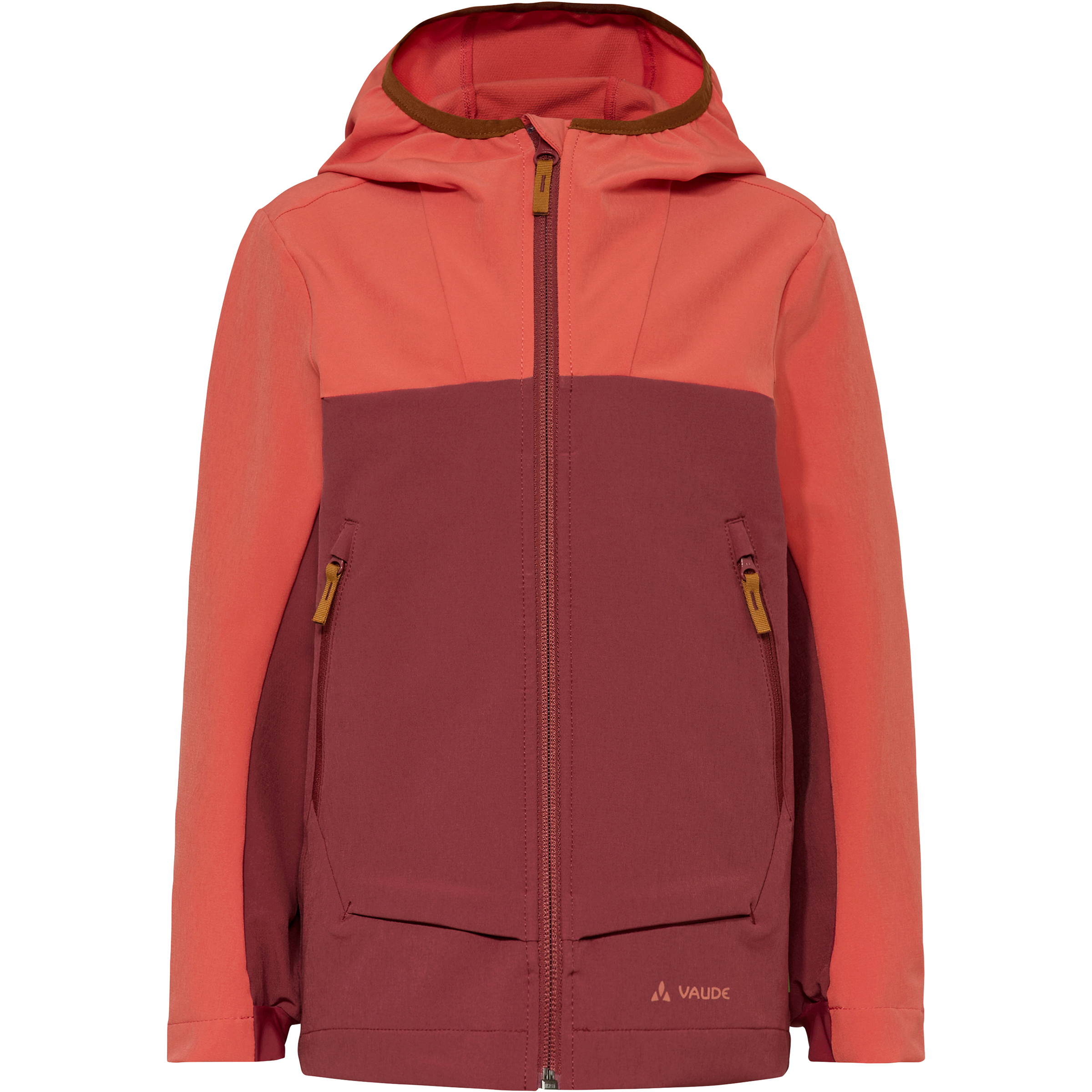 Vaude Rokua Softshell Kinder Fahrradjacke rot Größe 146 Trekking Windabweisend Wasserabweisend