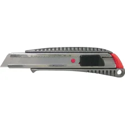 NT CUTTER Ganzmetall-Cuttermesser 18mm mit Drucktaste + 1 Abbrechklinge