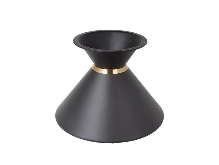 Prima-Online Tischbein Metall Tischgestell DIY Sanduhrform Tischbasis aus Stahl Ohne Platte