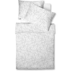 Fleuresse, Bettwäsche, Damast Bettwäsche Opal 70x90cm / 140x200cm (Bettwäsche Set, 140 x 200 cm)