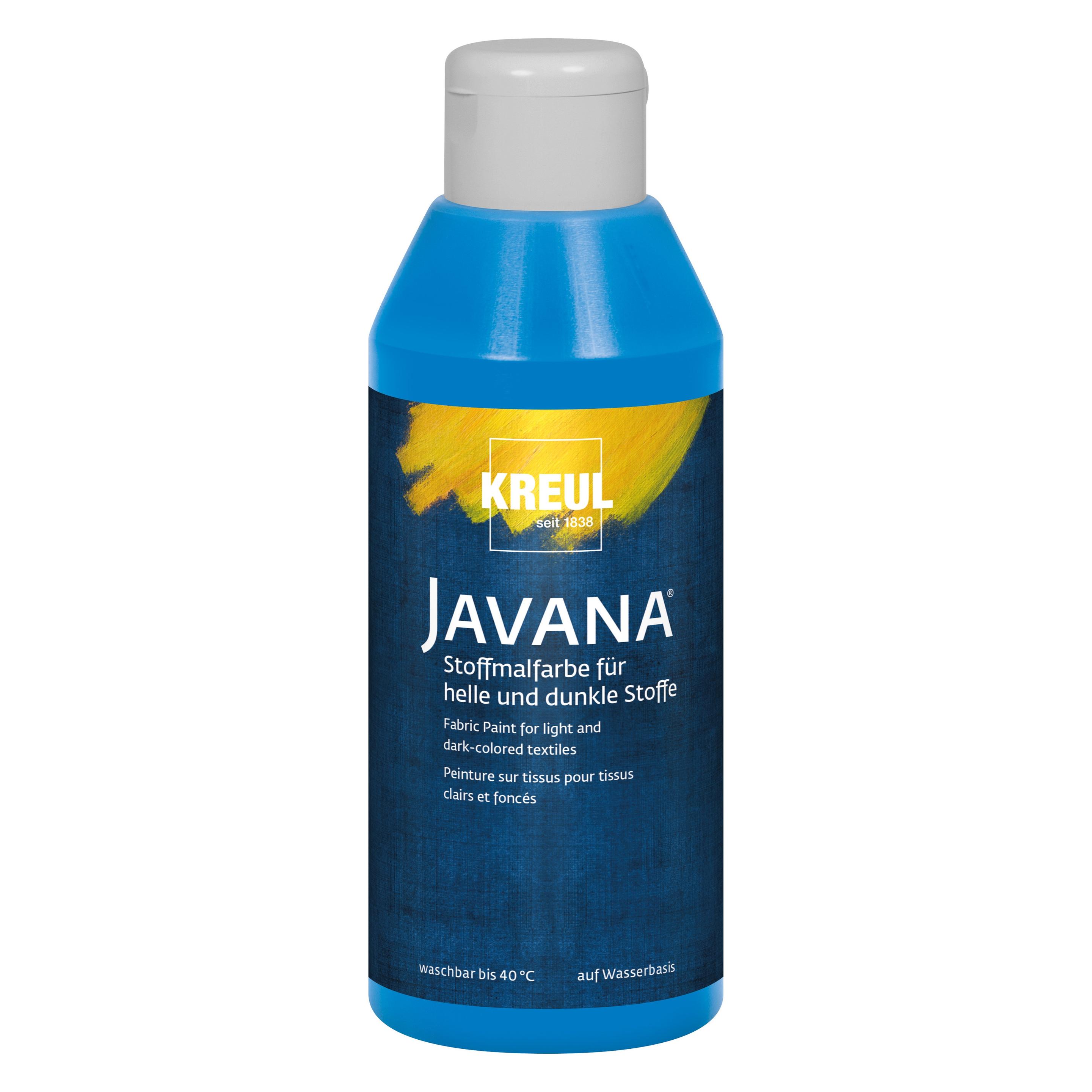 Kreul Javana Stoffmalfarbe für helle und dunkle Stoffe, 250 ml (250 ml) (23252040)