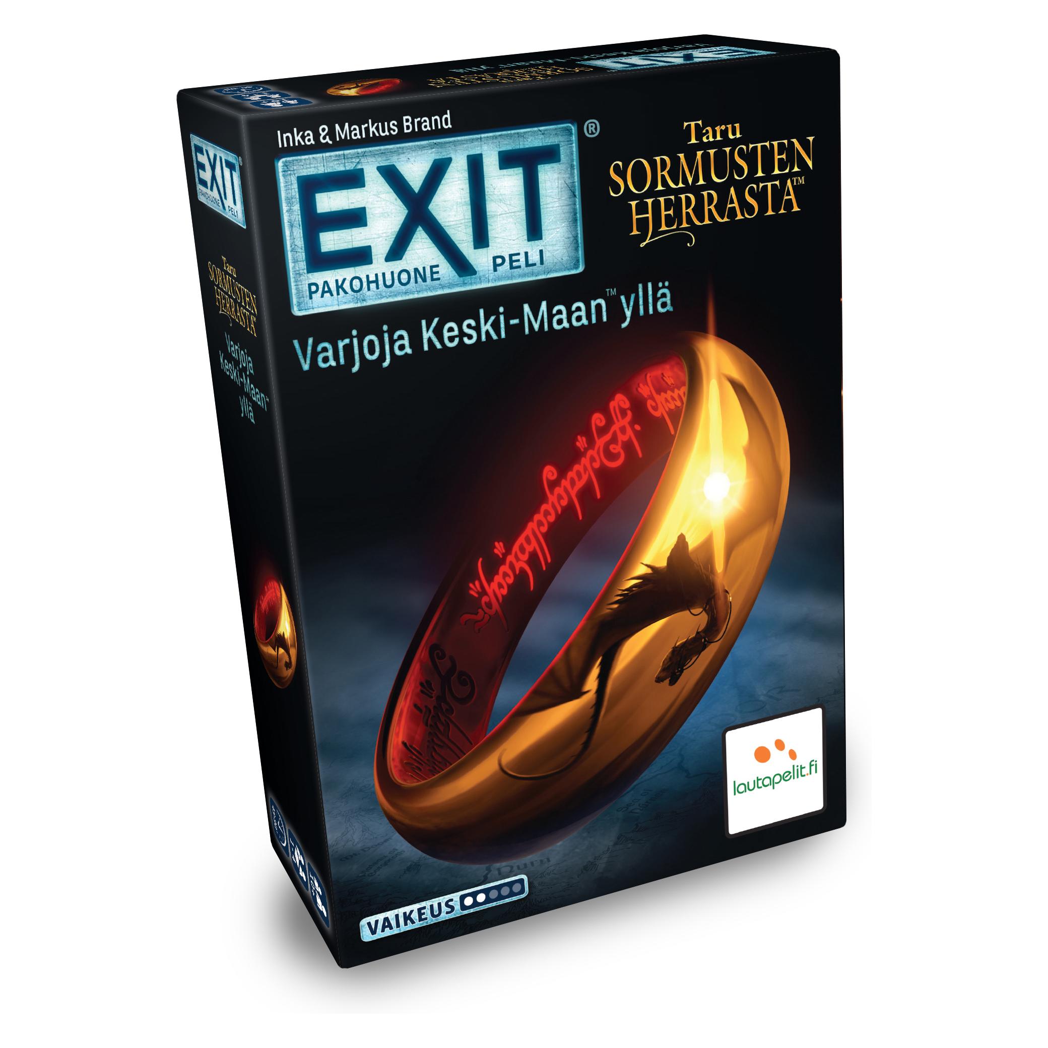 Lautapelit EXIT Taru Sormusten herrasta - Varjoja Keski-Maan yllä -pakohuonepeli (1 - 4 Spieler) (LPFI568)