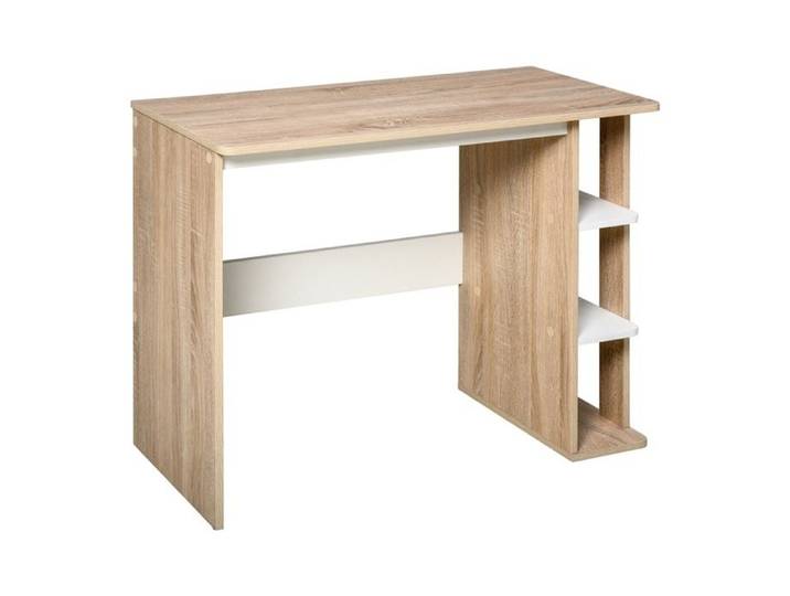 Bureau informatique 100x44x74 cm 3 étagères