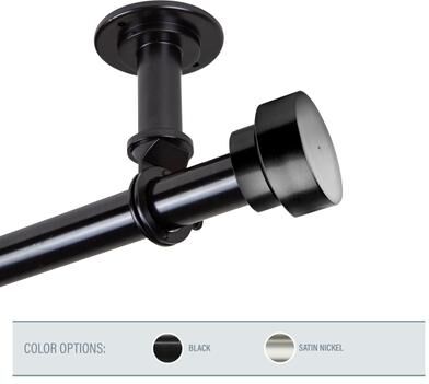 InStyleDesign Beret 1 inch Diameter Ceiling Curtain Rod/ Room Divider