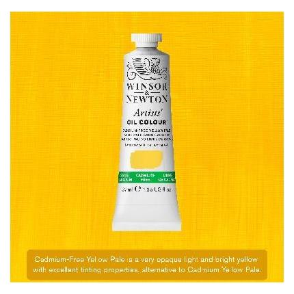 Winsor & Newton Artist's oil colour 37ml cadmium free yellow pale (37 ml) (1214907)