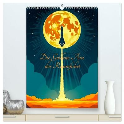 Die Goldene Ära der Raumfahrt (hochwertiger Premium Wandkalender 2027 DIN A2 hoch), Kunstdruck in Hochglanz