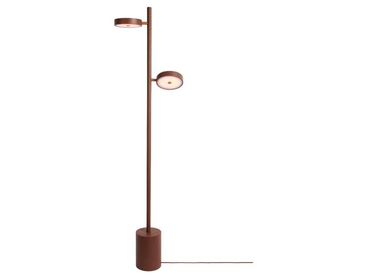 GOOD&MOJO Stehlampe Okinawa Eschenholz LED 2 Schirme Braun