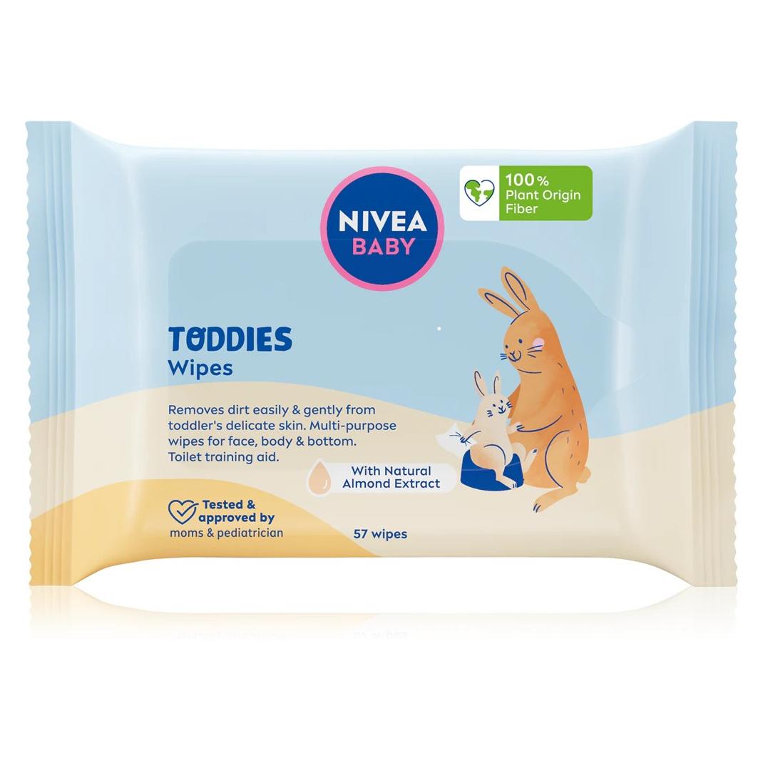 NIVEA Baby Toddies Wet Wipes 57Pcs. (1 x 57 Stk.) (42403000)