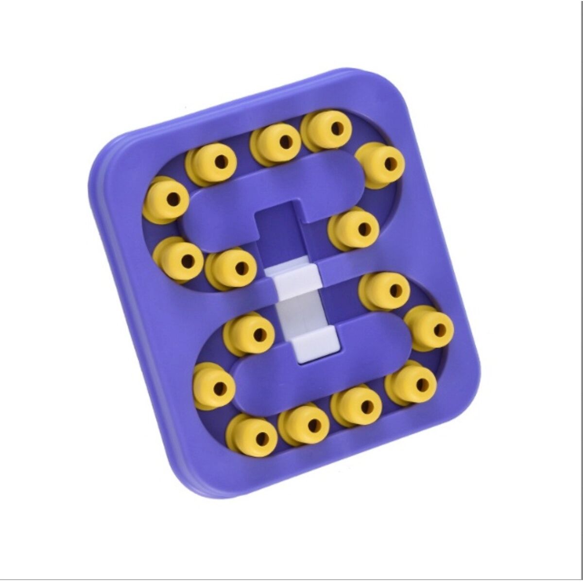 INF Gamelle interactive anti-glouton pour chien - PP, puzzle distributeur de friandises pour enrichissement et repas ralentis Violet