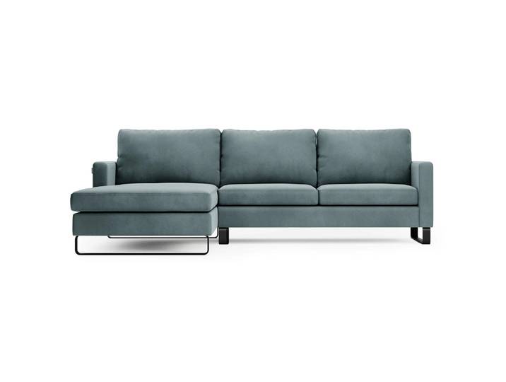 Blaues CORNI Ecksofa-Set Variante: Linke Ecke