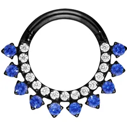 Titan Segmentring Clicker EINGEFASSTE KRISTALLE