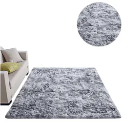 Strado, Teppich, Shaggy Ombre Teppich 180 x 260 cm OmbreSilver (Bright Ball) (260 x 180 cm)