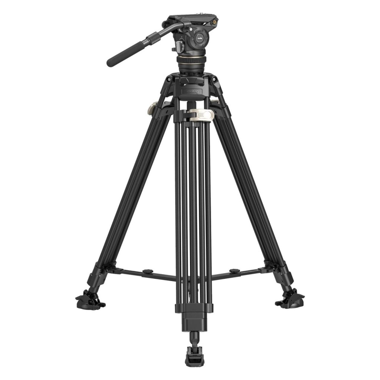 SmallRig 4463B Heavy-Duty Carbon Fiber Tripod Kit AD-120 (Carbon) (4463B)