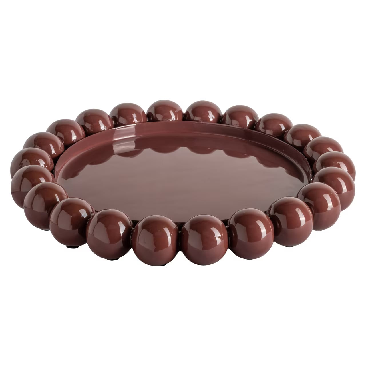 Richmond Interiors Dienblad Martha 40cm - Sable Brown