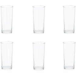 alpina Trinkglas 230 ml 6er Set, Trinkgläser, Transparent
