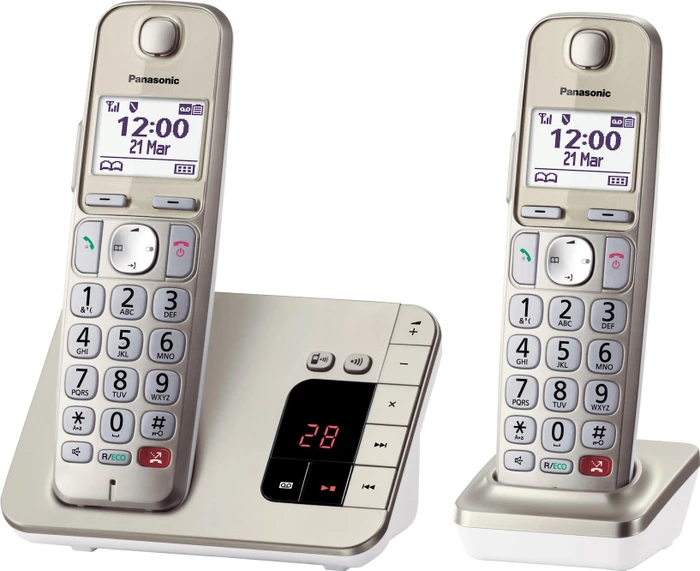 Panasonic KX-TGE262GN Duo champagner