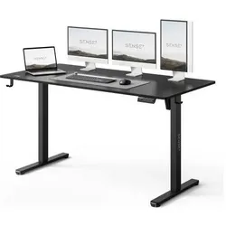 Sense7 Nojo Light, Gaming Tisch, Schwarz