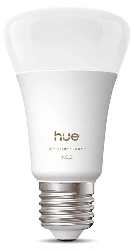 Philips Hue A60 Connected LED-lamp, Warm wit, E27, 8.1W, 1100 lumen, Dimbaar