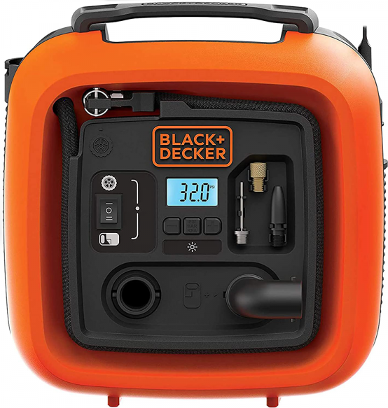 Black & Decker ASI400-XJ - Compresseur air portatif Oilless - 11 Bar Max