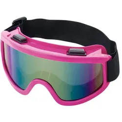 Ski-Brille, neonpink