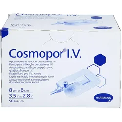 Cosmopor I.v. Kanülenfixierverband 6x8 cm 50 ST