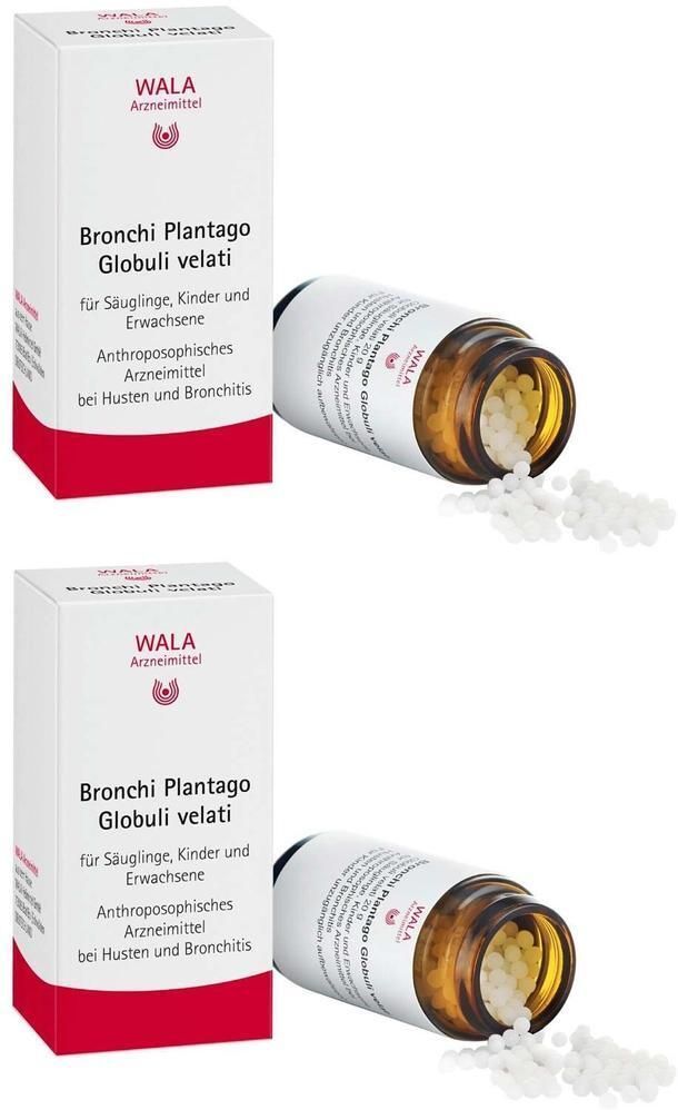 WALA Bronchi Plantago Globuli velati 2x 2x20 g