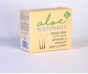 Aloe Mediterranea Aloe Mediterráneo Champú Sólido Natural 20 g 4 uds