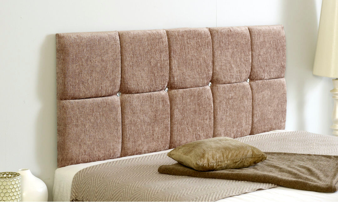 Etta Avenue Bria Upholstered Chenille Headboard Mink Kingsize (5')