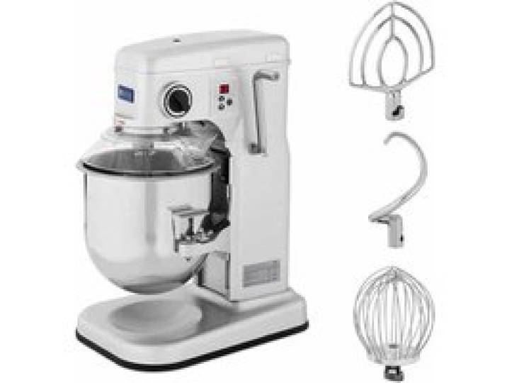 Pétrin professionnel à planétaire spirale pizza boulangerie (650 watts 10 litres capacité : 5.5 kg) 14_0004828
