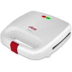 Ufesa SW7850 activa, Kontaktgrill, Rot, Weiss
