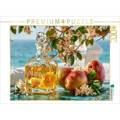 CALVENDO Puzzle Goldene Mango, weiche Süße - ein Tropenurlaub in der Flasche | 2000 Teile Lege-Größe 90 × 67 cm Foto-Puzzle für glückliche Stunden,