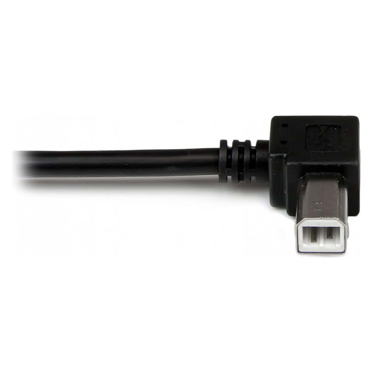 StarTech 1m Left Angle USB B Cable (1 m, USB 2.0) (USBAB1ML)
