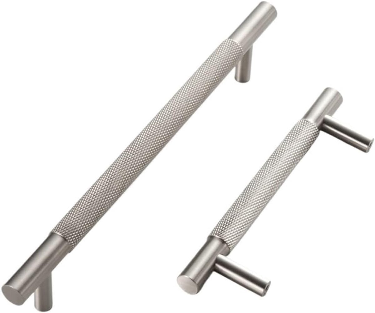 Meubelgrepen Geborsteld Nikkel - Zilverkleurige Kastgrepen - 10x10 mm