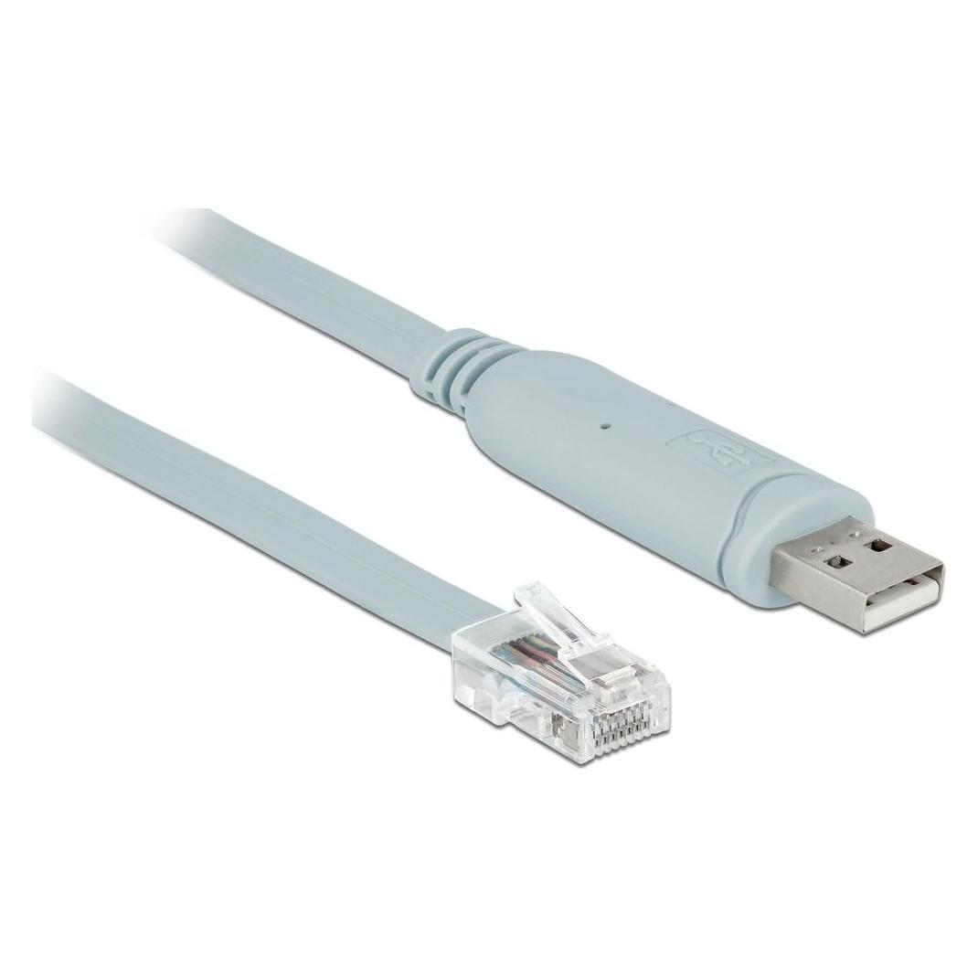 Delock USB zu RJ-45 Konsolenkabel (0.50 m, USB 2.0) (63920)