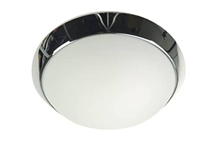 Niermann Standby 55101 A++, Deckenleuchte - Dekorring Chrom, LED, Opal matt, 35 x 35 x 12 cm