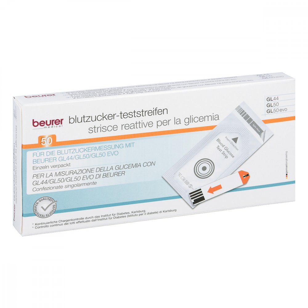 BEURER GmbH Beurer GL44/GL50 Blutzucker-Teststreifen Folie 10917314