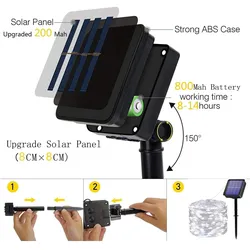 Outdoor, Gartenbeleuchtung, Solar Light Garland