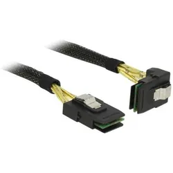 Delock SAS Kabel: SFF8087-SFF8087, 0.5m, gewinkelt (50 cm, SAS 2.0), Interne Kabel (PC)