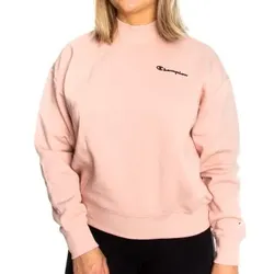 Champion Classics Women High Neck Sweatshirt Altrosa Large Damen