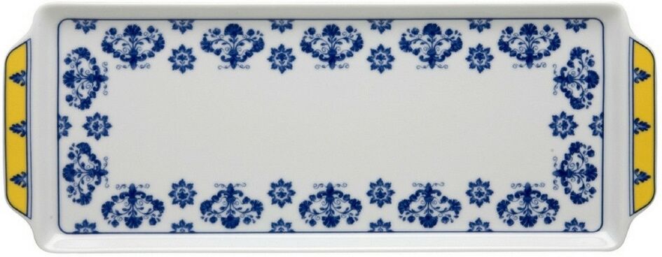 Vista Alegre Bandeja rectangular Castelo Branco . Azul