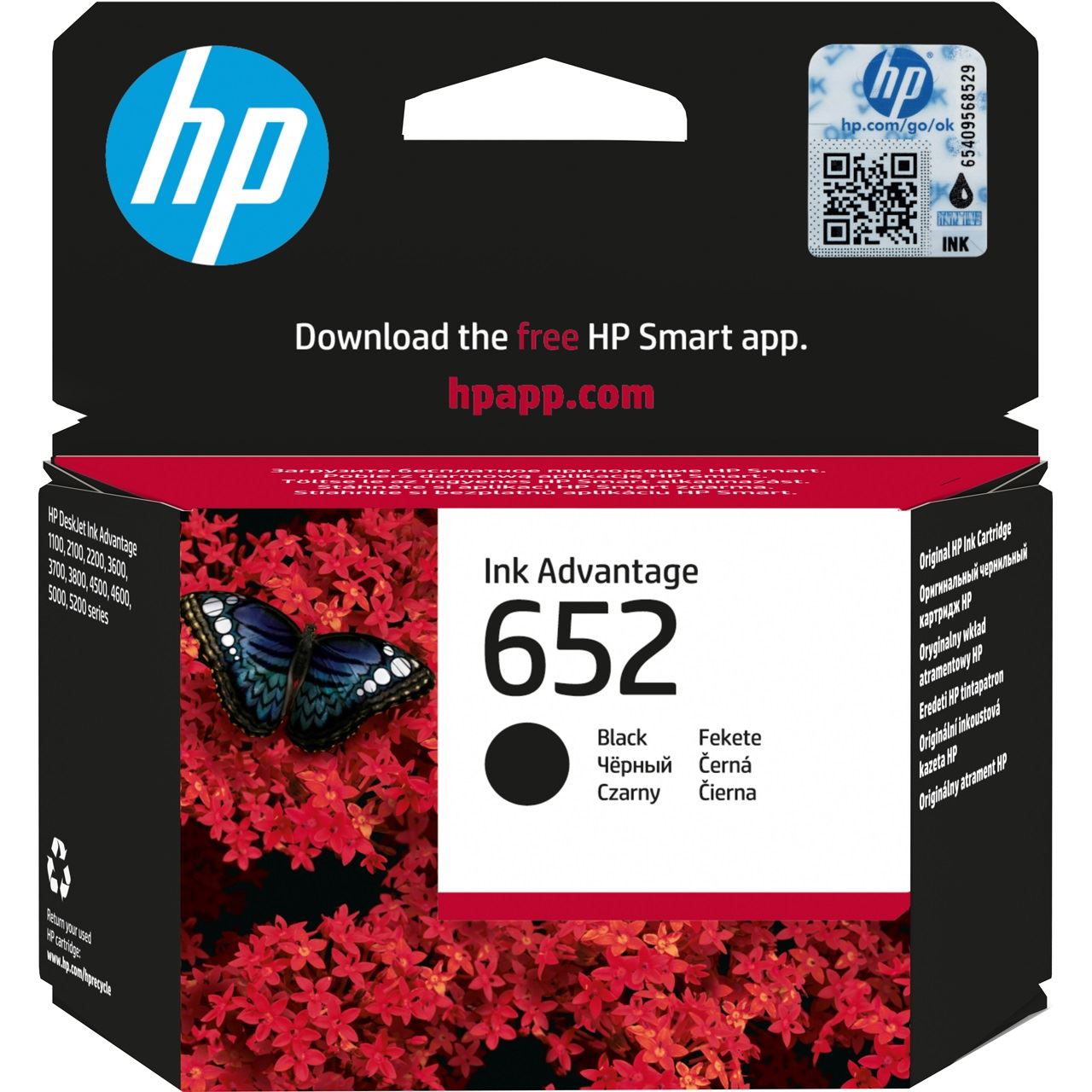 HP INK Cartridge 652 360 Seiten