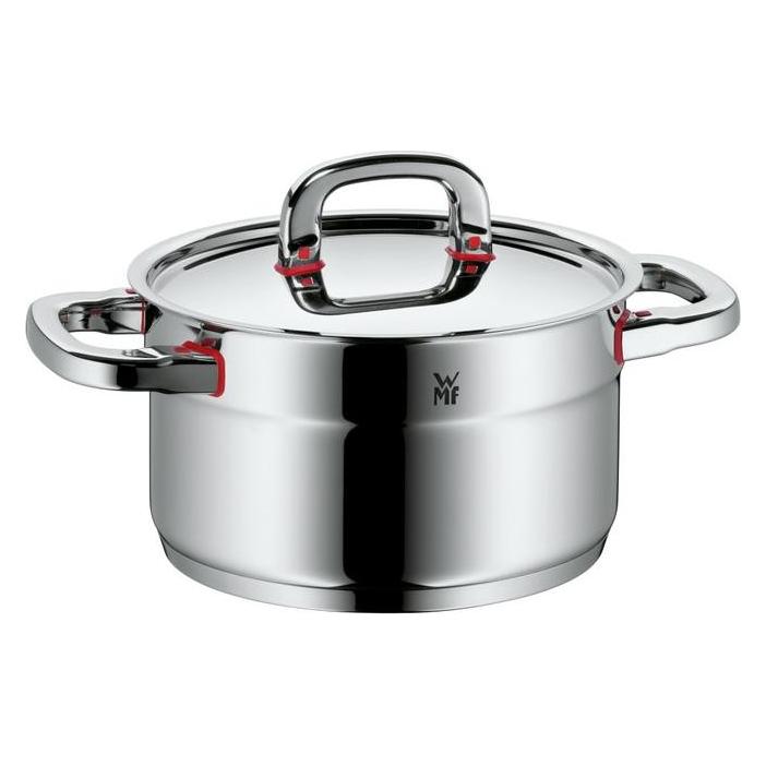 WMF Topfdeckel 20cm Metalldeckel Dampföffnung Premium One Edelstahl 18/10 (20 cm, Metall) (17.9320.6040)