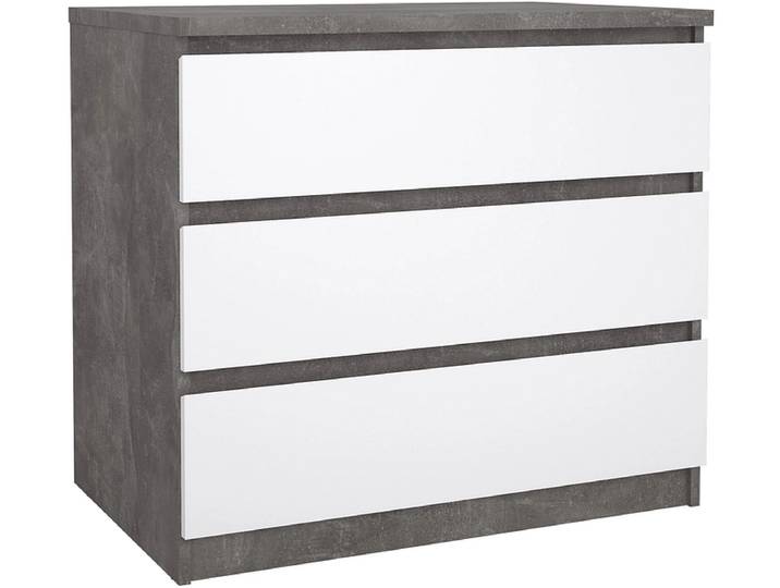 Kommode NAIA 3 Schubladen 50x77x70.1cm beton