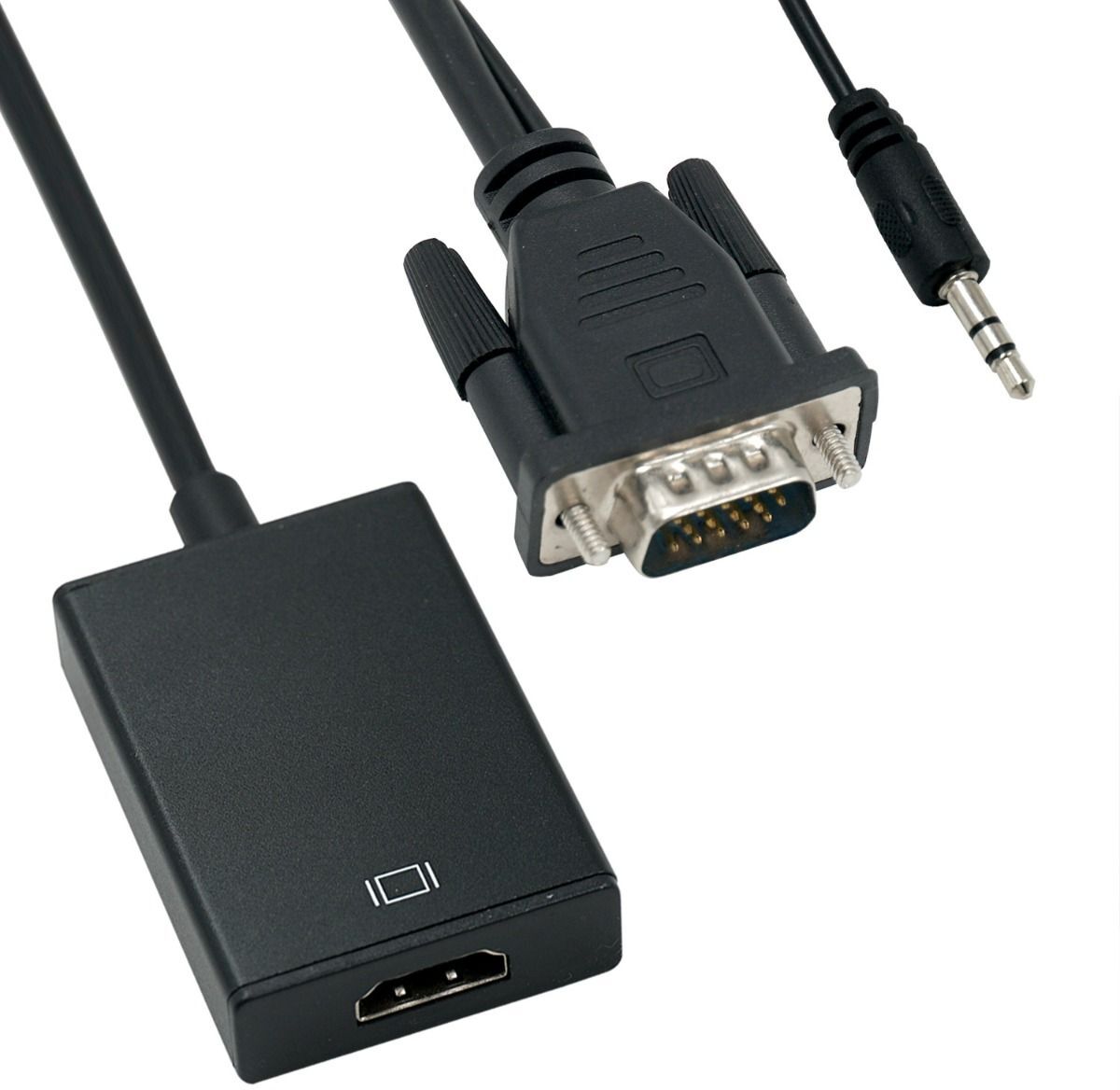 VGA Uros --> HDMI Naaras Adapteri Kaapeli 25cm