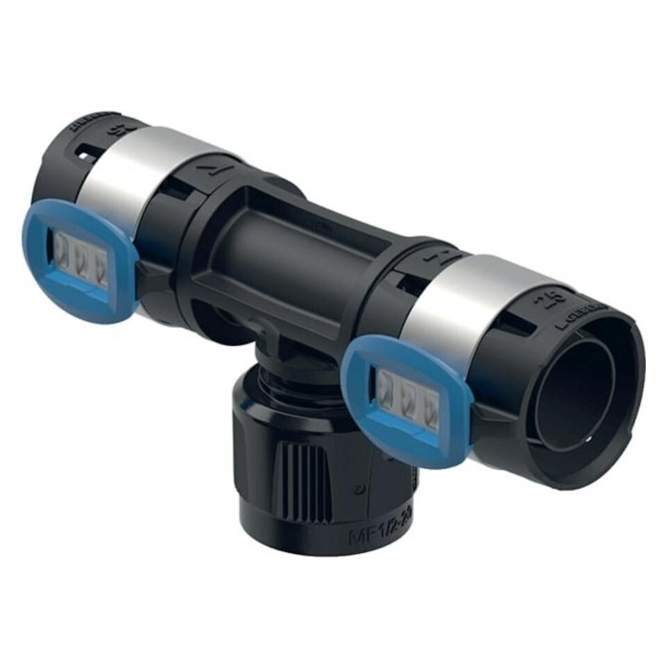 Geberit FlowFit bergang-T-Stck mit MasterFix 20 x 20 mm 620391001 (T-Verbindung) (69963063)