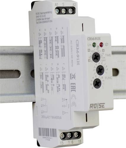 RO/SE LM-Heizungen CRM-91H/UNI CRM-91H/UNI Zeitrelais Multifunktional 230 V/AC 1 St. Zeitbereich: 0.1s - 10 d 1 Wechsler