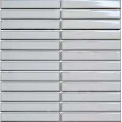Keramikmosaik Premium Mosaik Kit Kat Schnee 30x30 cm glänzend MOSKK2SNL
