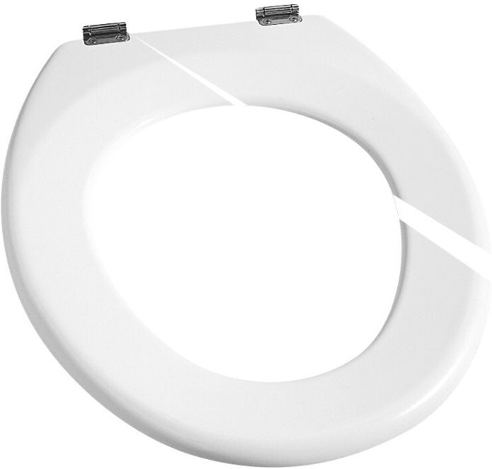 Pagette Olfa Senator WC-Sitz 055-0001 weiß, ohne Deckel, Edelstahlscharnier